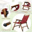Chaise de camping pliante