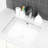 White Ceramic Rectangular Bathroom Sink With Overflow - 22X15.5X7 Inches, Undermount, Easy To Install Stain Undermount 21.82"X15.18", White, Function, For Home Bathrooms-2011403981