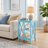 3-Tier Nightstand Set of 2 with Open Storage, Small Bedside Table with X-Side Frame, Modern Wood Accent Table(Set of 2)-1843292033-1854861513