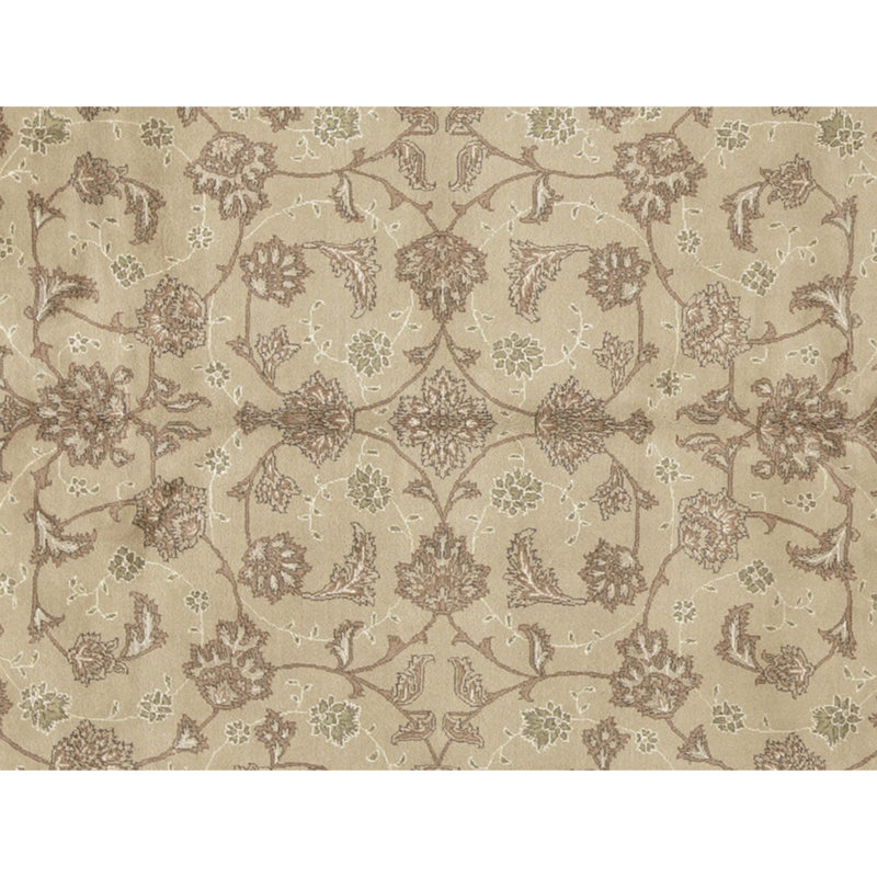 Tapis doré de haute qualité noué à la main