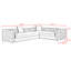 Canapé modulaire en velours Giovanni-26908041-26908045