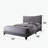  Samos Gray Fabric Queen Bed