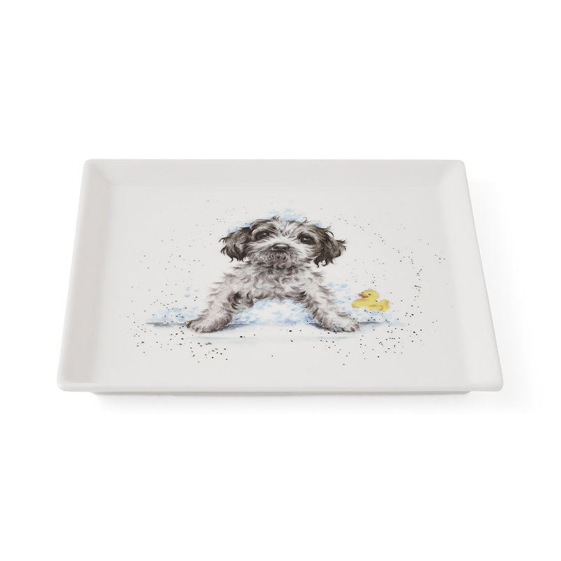 Square Plate (Dog)