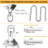Toolly Heavy Duty Hammock Hanging Kit - 304 Stainless Steel Chai...
