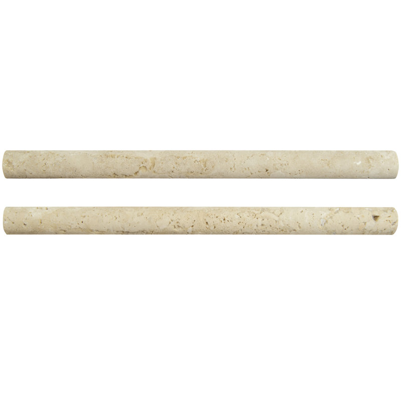 12'' L x 0.75'' W Round Tile Trim, Tuscany Classic
