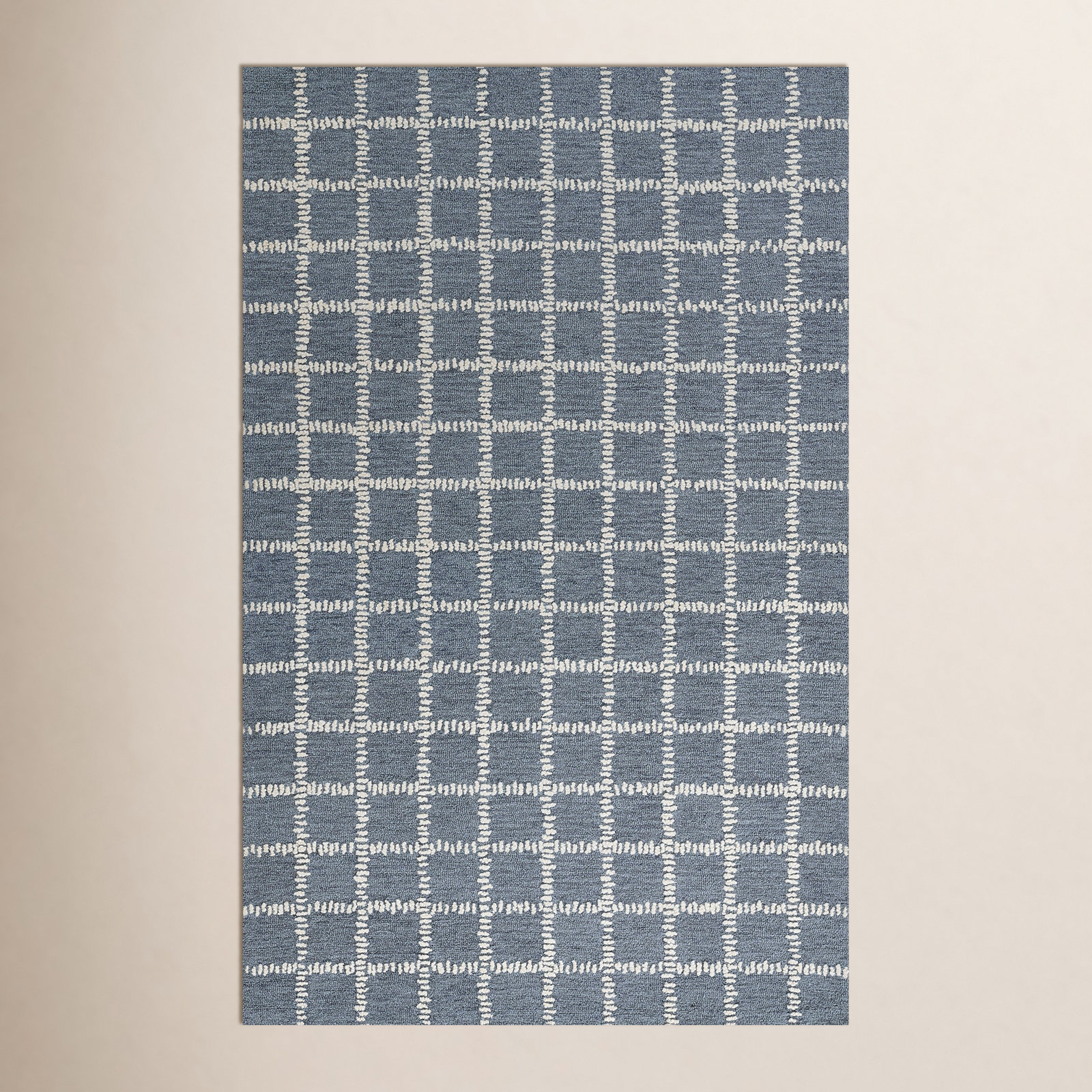 Lanora Hand-Tufted Geometric Wool Rug, Rectangle 8' x 10'