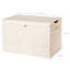 3 Sprouts Collapsible Toy Chest Storage Bin for Kids Playroom, Walrus