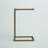 Elegant Gold Small 25.5" Space-Saving C-Shaped Side Table-1967783693