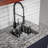 Quartz Top Mount Sinks 15.75'' L Single Bowl Kitchen Sink-100847444