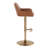Cassiopeia Adjustable Bar Stool with Rounded T Footrest-103484530