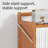 Space-Saving Foldable Shoe Rack - Multi-Layer Bamboo Shoe Organizer For Home, Entryway Storage With Dust-Proof Curtain
