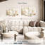 Avery neutre beige abstrait Polyptych-108889323