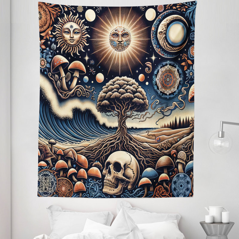 Tapisserie en microfibre, H 88 po x l 68 po