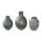 Ensemble de vases de table 3 pièces duveteux de couleur duc duc