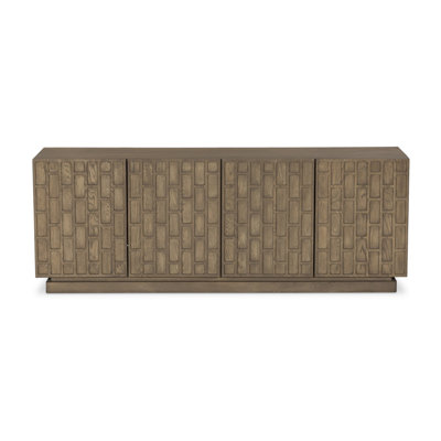 Cleve Media Console-Light Wash Oak by AllModern