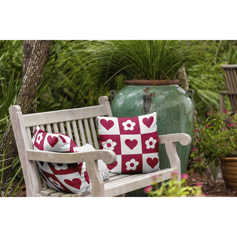 Polyester Indoor/Outdoor Throw Pillow, 20"H x 20"W, Square