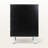 Busey Black & Gray 3-Drawer Accent Nightstand With Metal Pull Knob, 21.76" H X 15.61" W X 15.63" D
