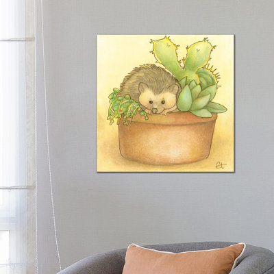 Hedge And Go Seek - Wrapped Canvas Painting