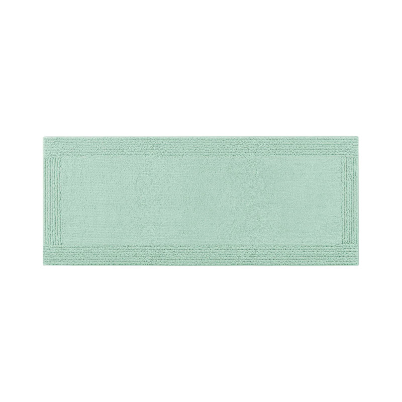 1 tapis de bain réversible 100% coton 3000 g / m² touffeté 3000 g / m², Rectangle 1 pi 8 po x 2 pi 6 po