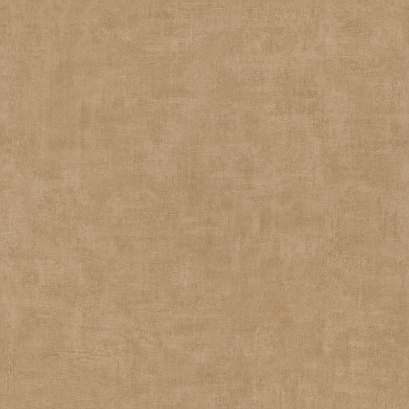 Orom II Collection Patinated Plain Wallpaper Roll, Brown