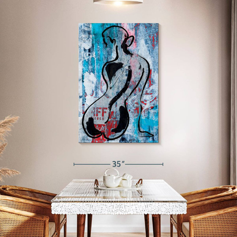 Portrait de femme Leisha, H 48 po x l 32 po