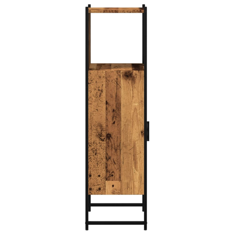 Alaki Freestanding Bathroom Cabinet, Old Wood