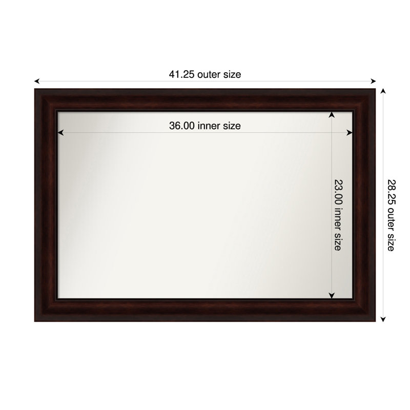 Miroir mural Nathian, 28,25 po x 41,25 po
