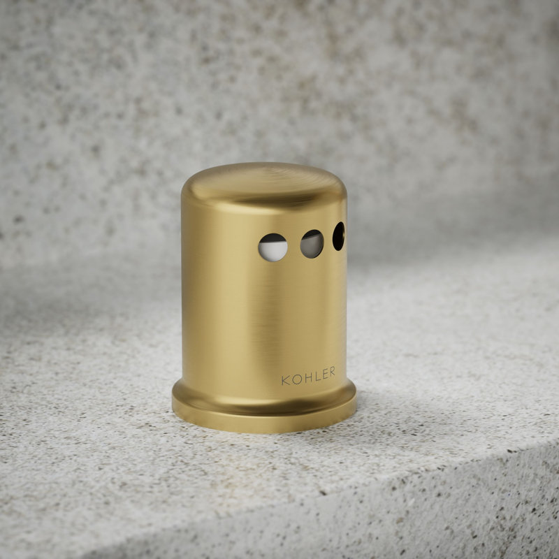 Air Gap Body with Cover, Vibrant Brushed Moderne Brass