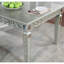 Table de salle à manger argentée W