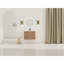 Meuble-lavabo mural 28 po avec lavabo en céramique et 1 porte à fermeture en douceur, contreplaqué