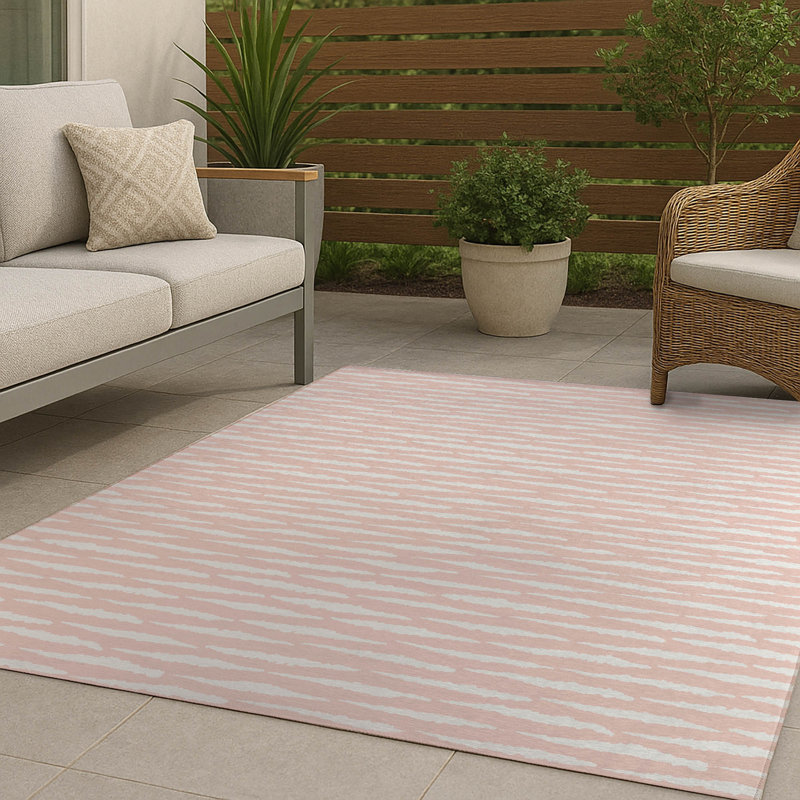 Scar Play Non-Slip Outdoor Rug, Rectangle 4' x 6'
