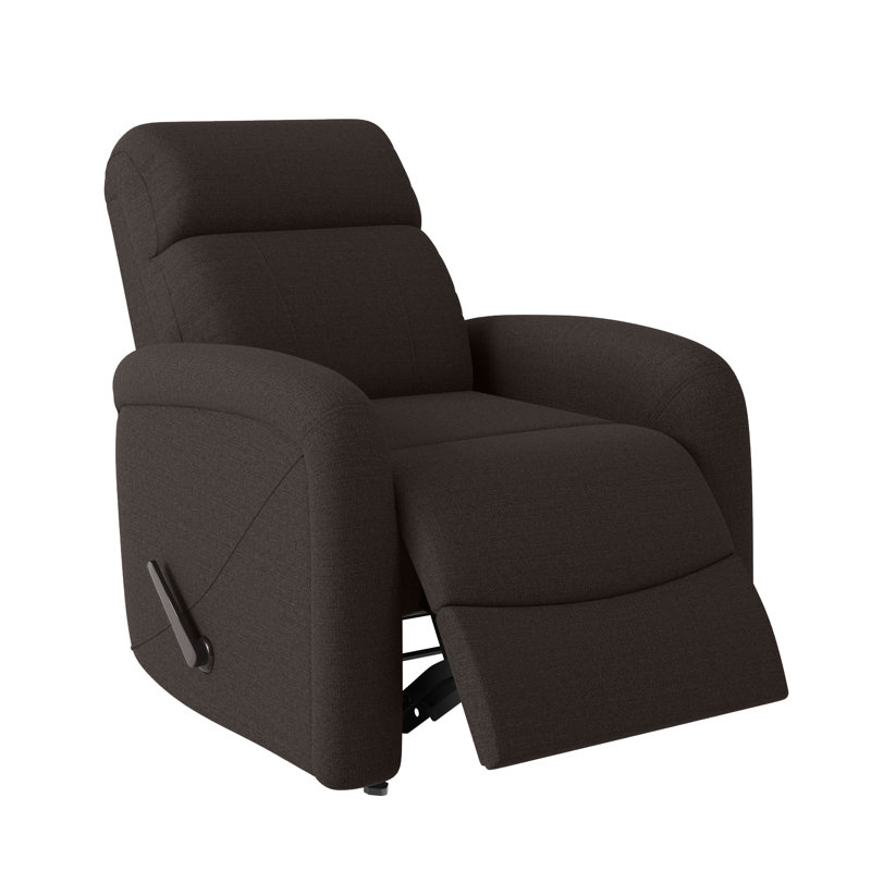 Savard Recliner, Chocolate Brown Polyester