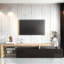 Dawnyel Unfinished TV Stand for TVs up to 70" with Fireplace Included-938451987