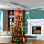 Pre-Lit Christmas Trees, 7.5 Ft Metal PVC Pop Up Modern Decor for Home