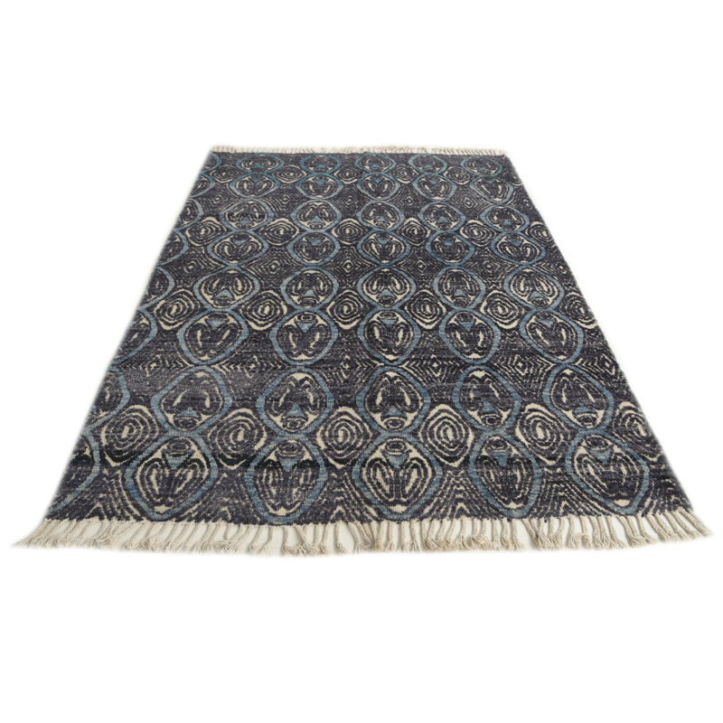 Iniguez Navy Blue Rug