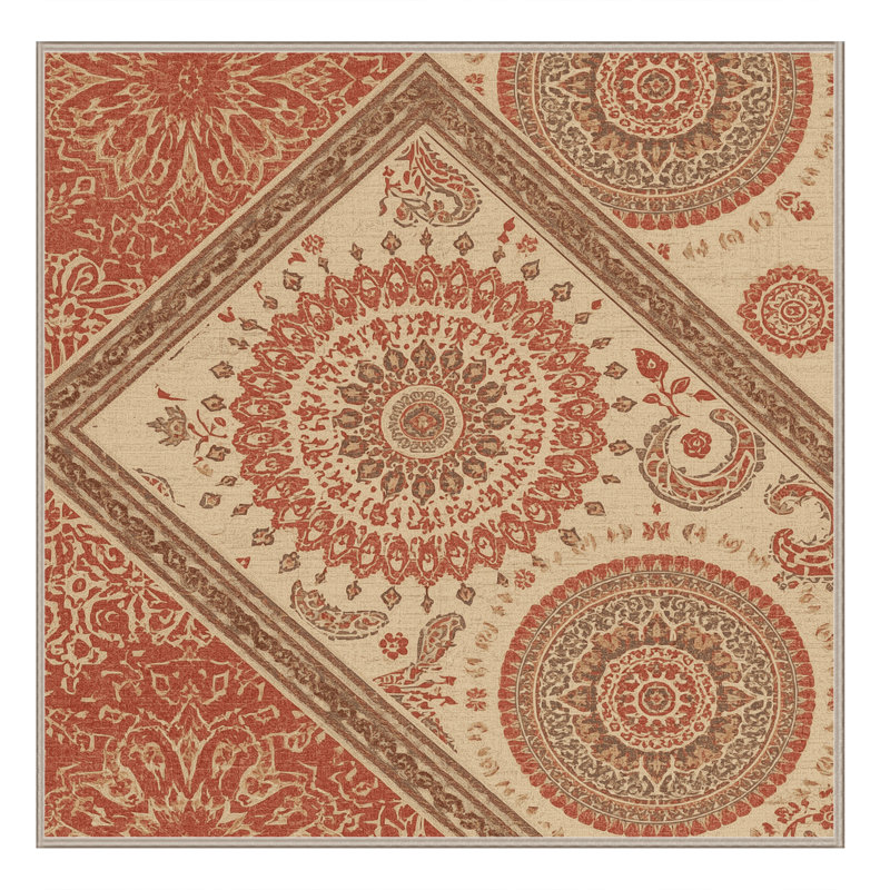 Tapis lavable à la machine Wynsum, Carré 8 pi