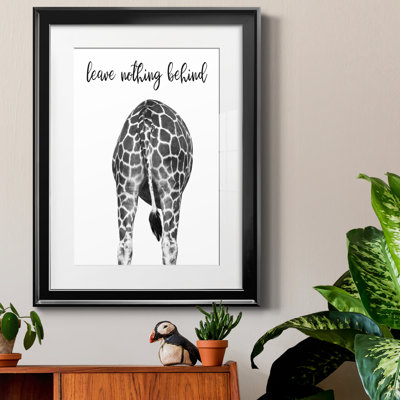 Girafe - cadre photo, impression sur papier