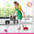 W Home Broom and Dustpan Set for Home, Fine Long Bristles, Multi-Surface Cleaning Brush