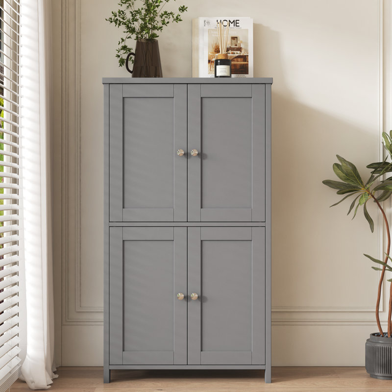 Aralynne 40"W Bathroom Cabinet, Gray