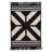 Tapis réversible noir en mélange de laine Drubin-900199161