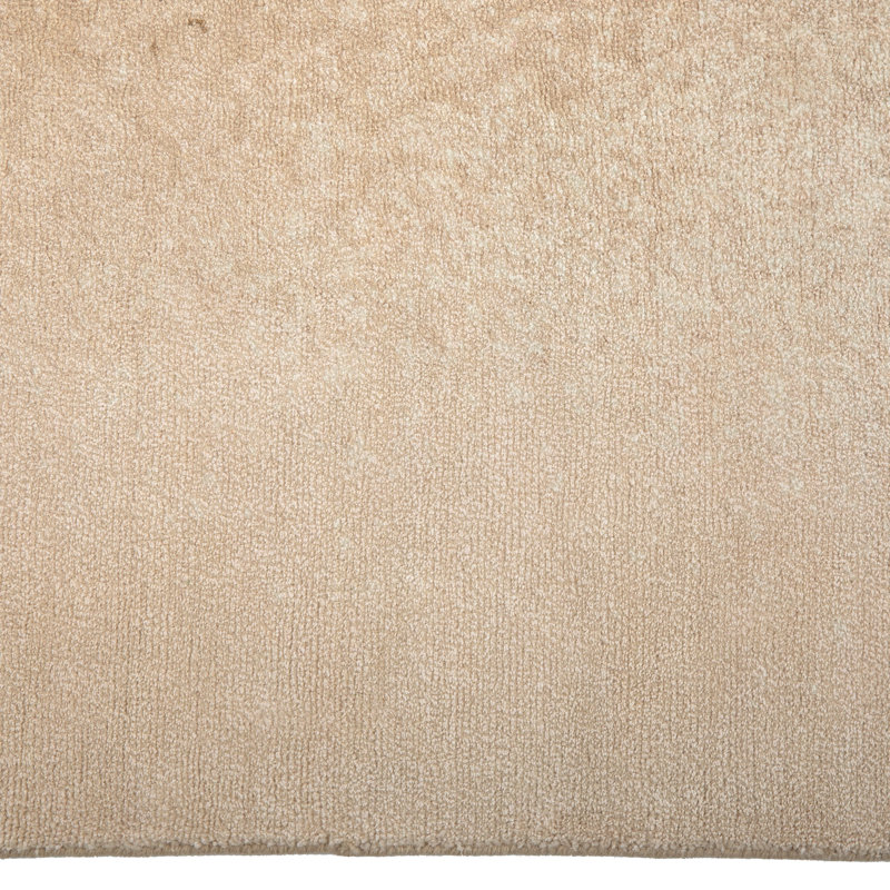 Contemporary Wool Blend Rug, Natural, Rectangle 6' x 9'