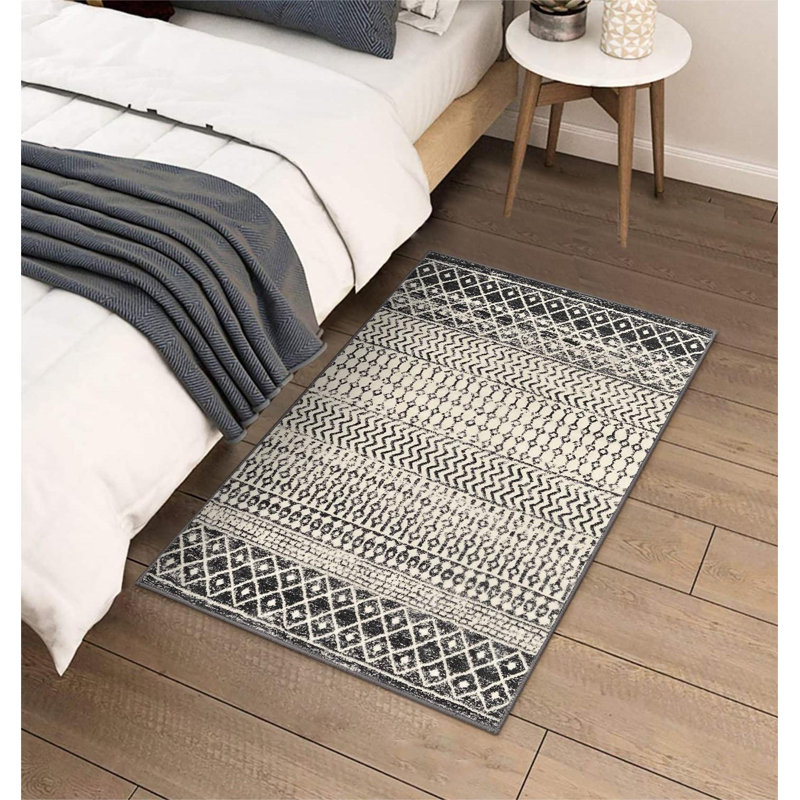 Rectangle Colvert Rectangle 2' X 3' Area Rug with Non-Slip Backing