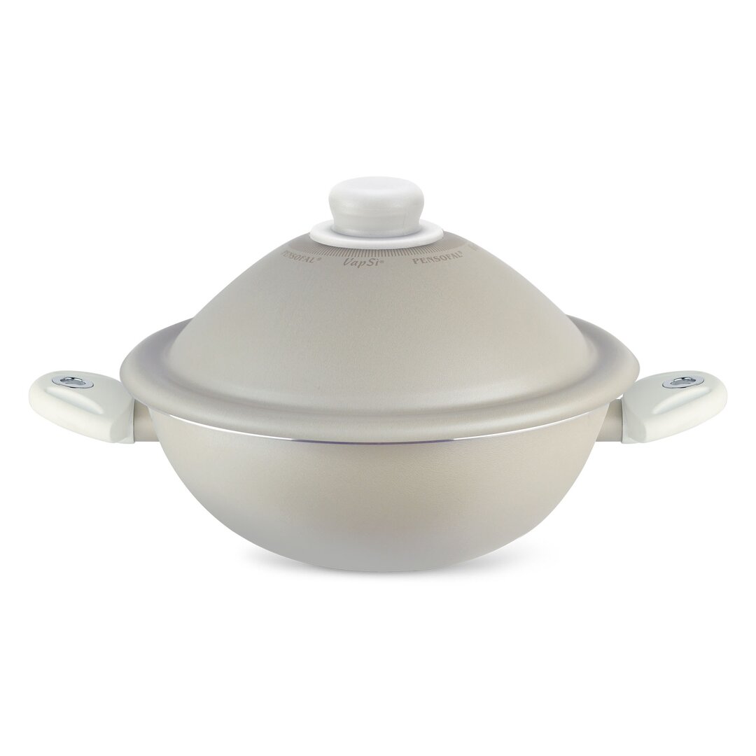 24 cm Antihaft-Wok White Diamond aus Aluminium