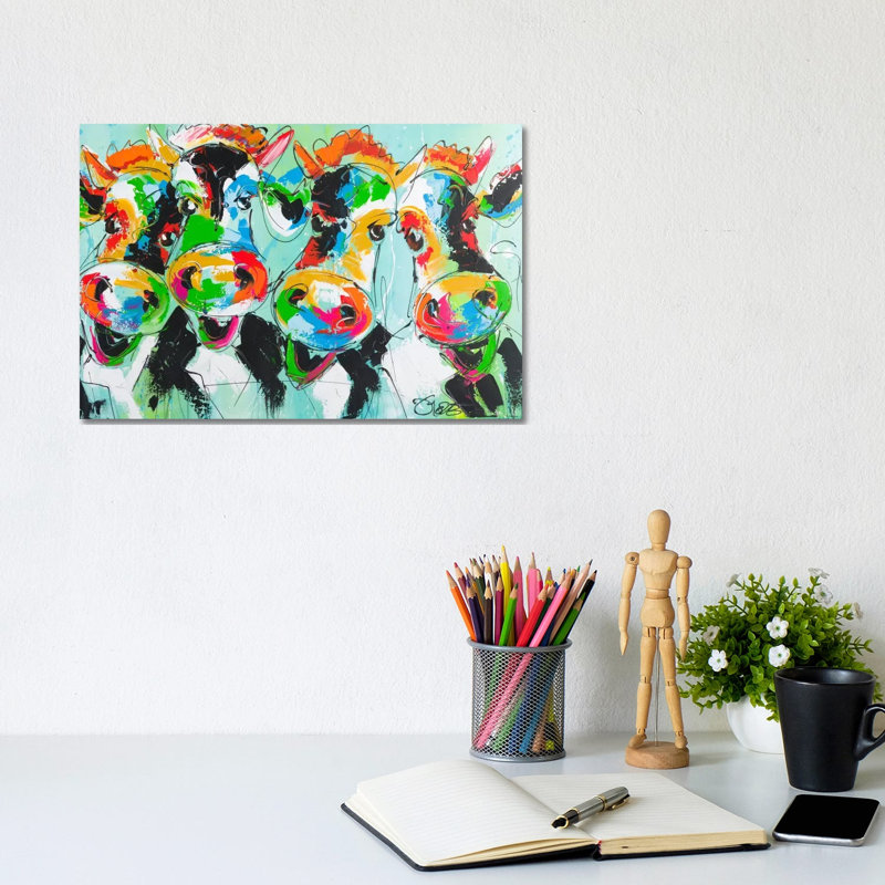 We Are Family 1 Piece Wrapped Canvas Painting, 20.32 cm H x 30.48 cm W