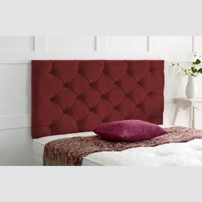 Carter-Mills Upholstered Velvet Headboard
