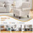 Daro 30'W Upholstered Armchair With Nailhead Trim-1174263405