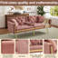 2 Seater Velvet Sofa-135114216