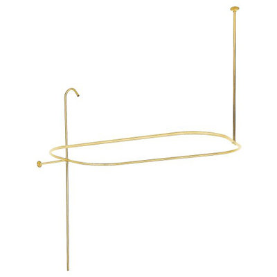 Rehausse de douche vintage en laiton avec enceinte rectangulaire Kingston