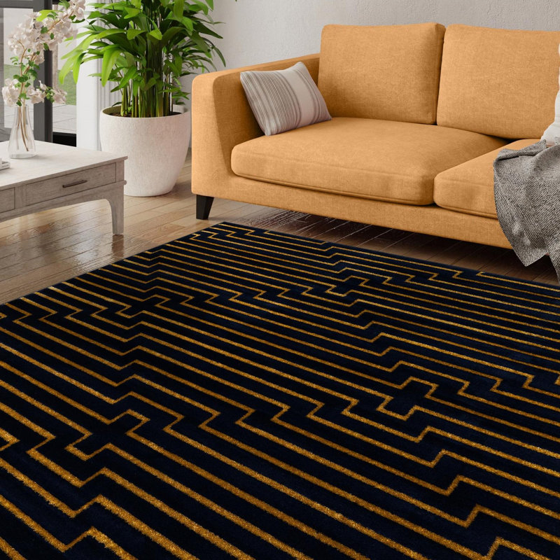 Nikica Geometric Area Rug , Square 10'