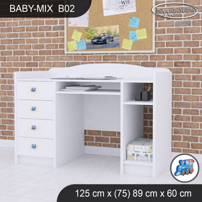 125cm Computer Desk